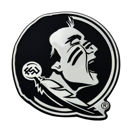 Florida State Seminoles 3D Chrome Metal Emblem - Florida State