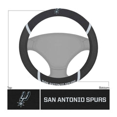San Antonio Spurs Embroidered Steering Wheel Cover - San Antonio Spurs