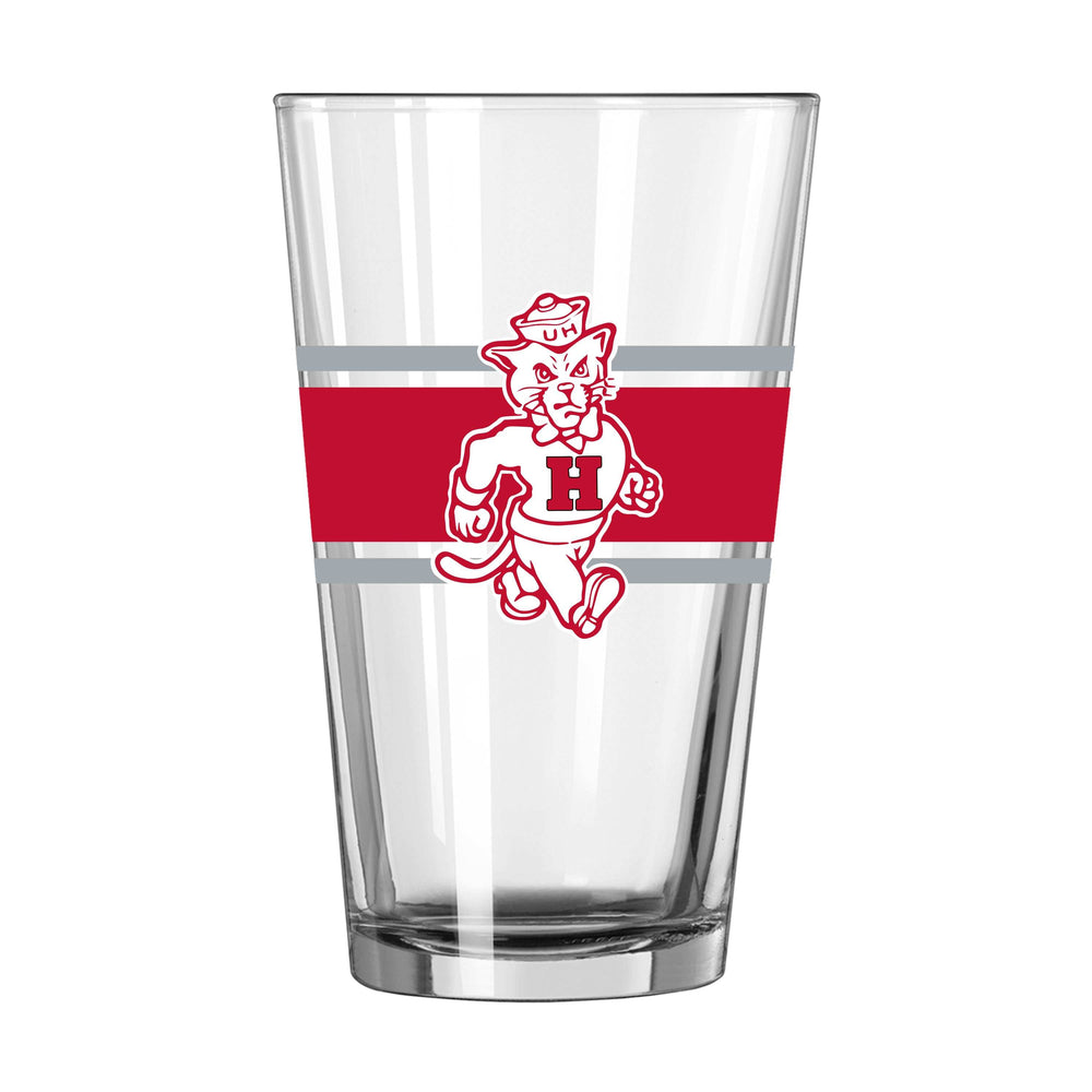 Houston Vault 16oz Stripe Pint Glass - Logo Brands - Flyclothing LLC