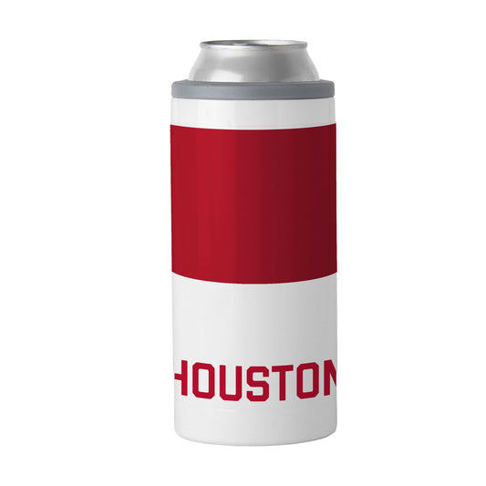 Houston Vault 12oz Colorblock Slim Can Coolie - Logo Brands - Flyclothing LLC