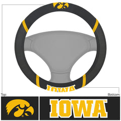 Iowa Hawkeyes Embroidered Steering Wheel Cover - Iowa