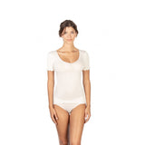 EGi Luxury Wool Silk Women's T-Shirt. Proudly Made in Italy (1495) - tittimitti - Flyclothing LLC