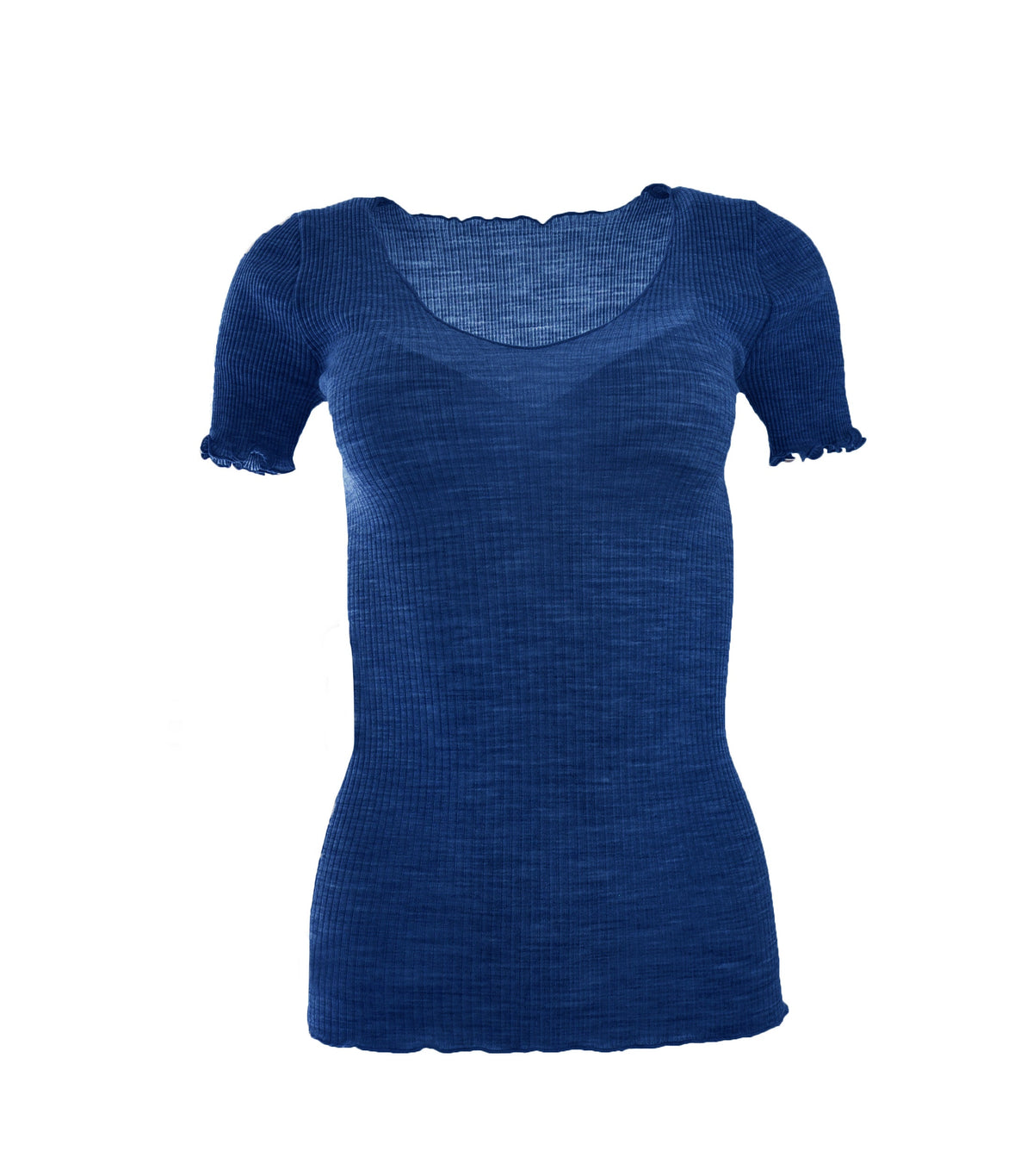 EGi Luxury Wool Silk Women's T-Shirt. Proudly Made in Italy (1495) - tittimitti - Flyclothing LLC