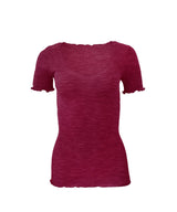 EGi Luxury Wool Silk Women's T-Shirt. Proudly Made in Italy (1495) - tittimitti - Flyclothing LLC