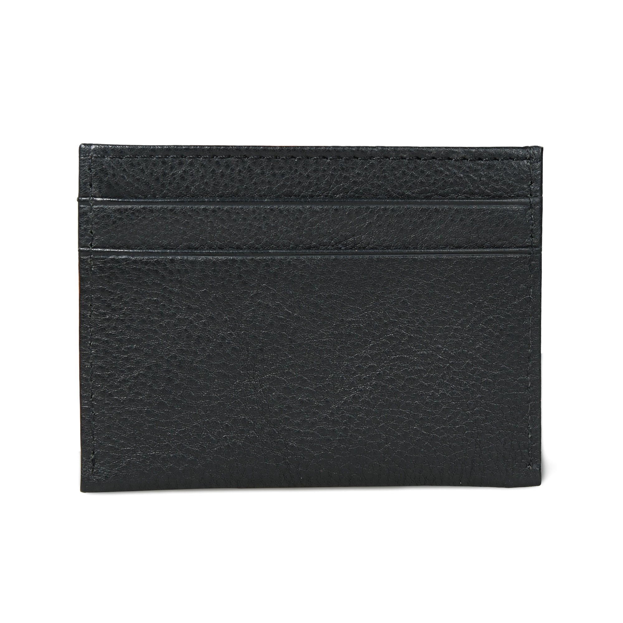 Minimalistic Black Cards Holder - Classy Leather Bags - Flyclothing LLC