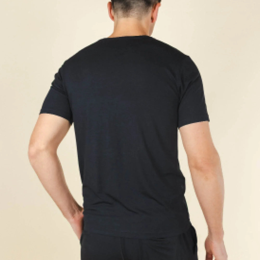 The Threat Level Midnight | Black SleepDeep™ Men’s Pajama Shirt - Shinesty - Flyclothing LLC