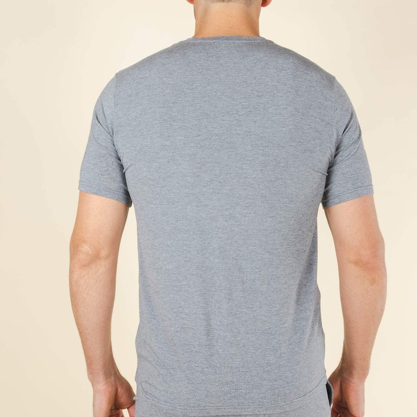The Rock Solid | Mild Grey SleepDeep™ Men’s Pajama Shirt - Shinesty - Flyclothing LLC