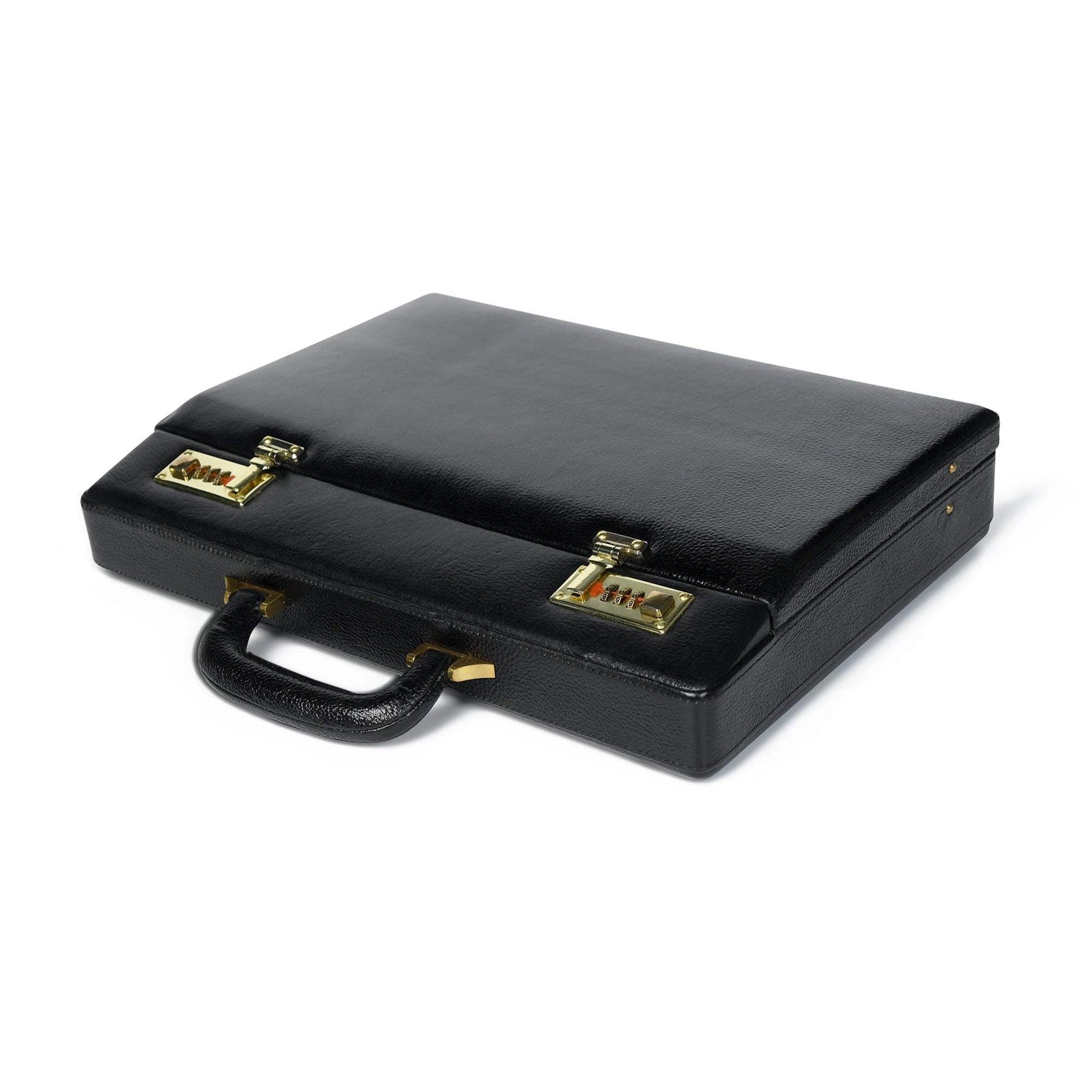 Black Office Suitcase Briefcase - Classy Leather Bags - Flyclothing LLC
