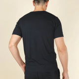 The Threat Level Midnight | Black SleepDeep™ Men’s Pajama Shirt - Shinesty - Flyclothing LLC