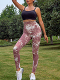 Tie-Dye High Waist Active Leggings - Trendsi - Flyclothing LLC