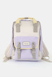 Himawari Contrast Water and Scratch-Resistant Nylon Backpack Bag - Trendsi - Flyclothing LLC