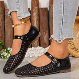 Square Toe Slip-Ons - Trendsi - Flyclothing LLC