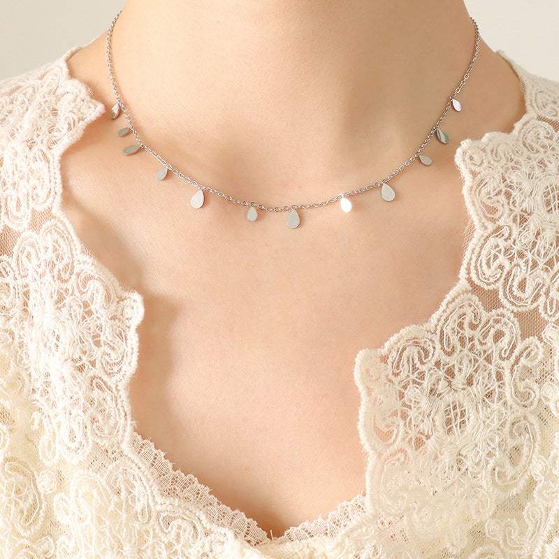 Titanium Steel Charm Necklace - Trendsi - Flyclothing LLC