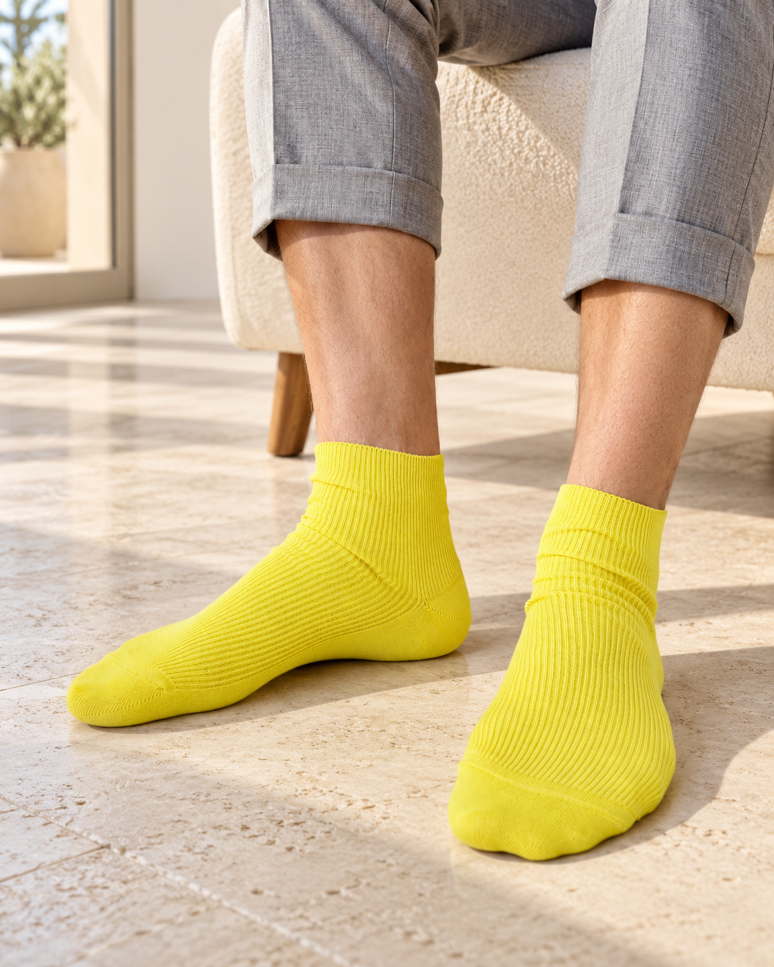 tittimitti® Men’s 100% Organic Combed Cotton Socks 3-Pack – Made in Italy - tittimitti - Flyclothing LLC