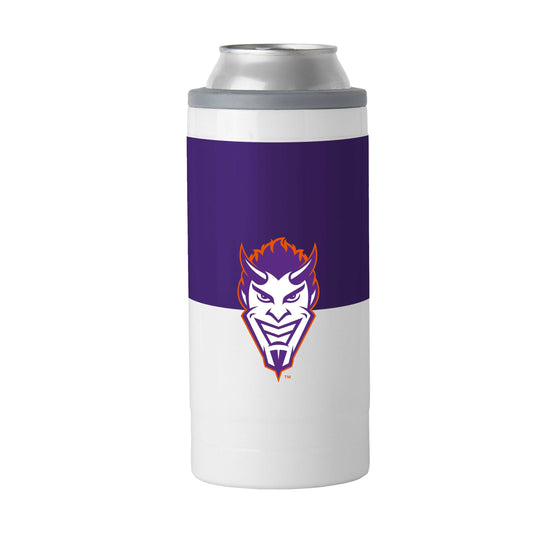 Northwestern State 12oz Colorblock Slim Can Coolie - Logo Brands - Flyclothing LLC