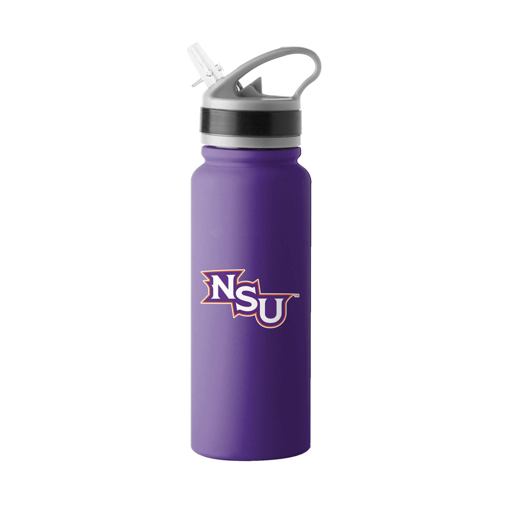 Northwestern State 25oz Logo Stainless Single Wall Flip Top Bottle - Logo Brands - Flyclothing LLC