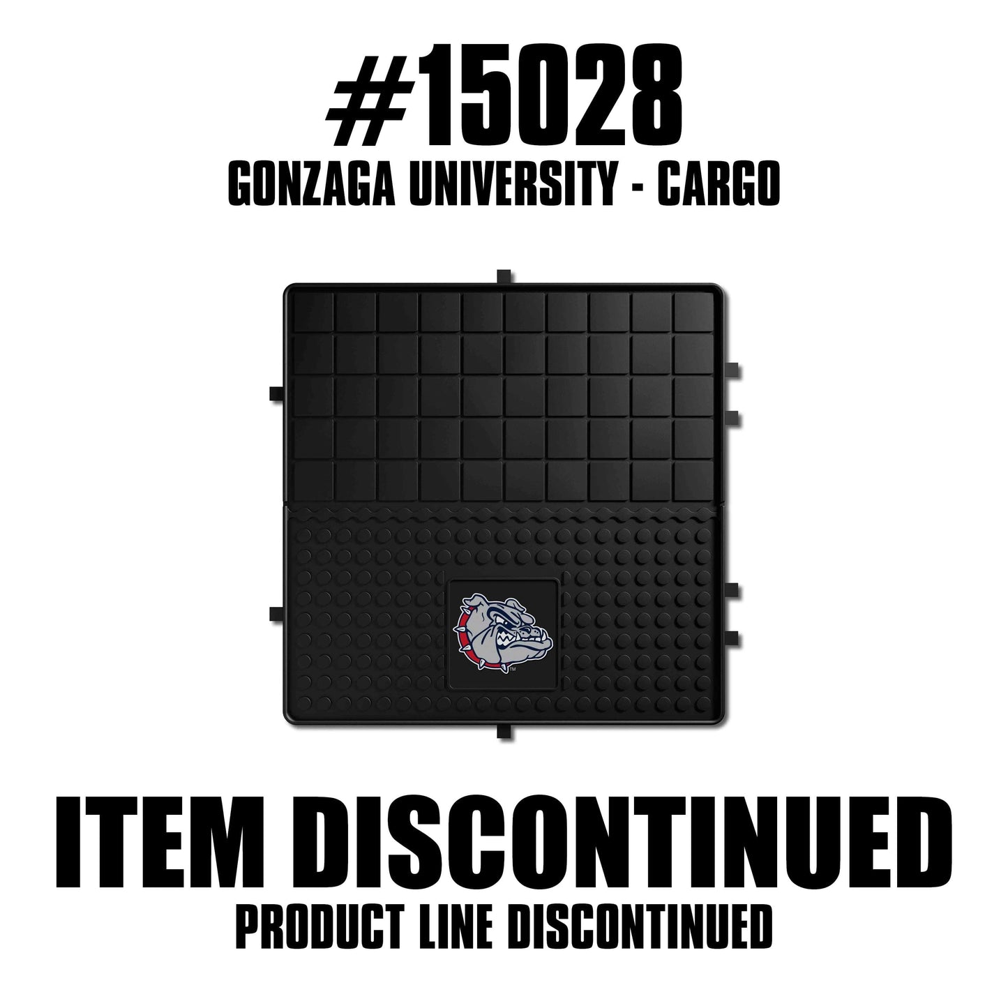 Gonzaga Bulldogs Heavy Duty Cargo Mat 31"x31" - Gonzaga - Flyclothing LLC