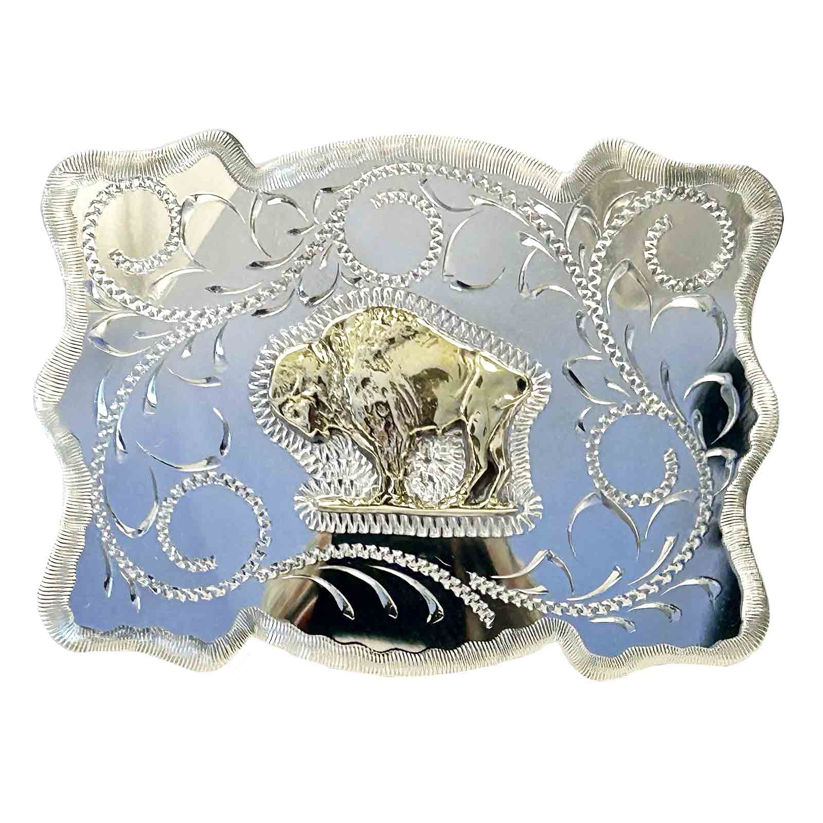 Rockmount Ranch Wear American Bison Western Belt Buckle - Rockmount Clothing - Flyclothing LLC
