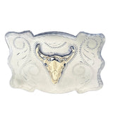 Rockmount Ranch Wear Steer Skull Western Belt Buckle - Rockmount Clothing - Flyclothing LLC