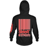 SLIPKNOT BARCODE BLACK FRT/BCK HOODIE