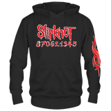 SLIPKNOT BARCODE BLACK FRT/BCK HOODIE
