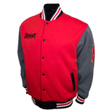 SLIPKNOT VARSITY FLEECE RED/CHARCOAL HEATHER SLEEVES
