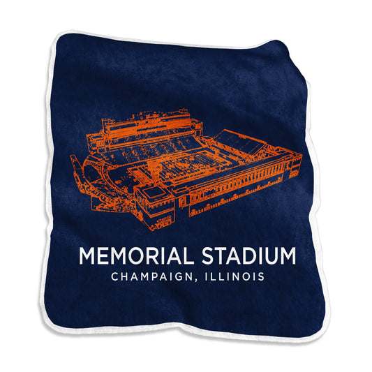 Illinois Alternate Raschel Throw - Logo Brands - Flyclothing LLC