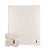 Illinois Cable Knit Throw 50x60 - Logo Brands - Flyclothing LLC