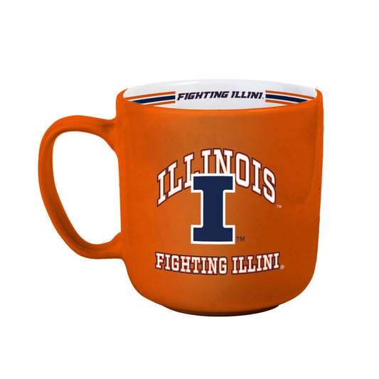 Illinois 15oz Stripe Mug - Logo Brands - Flyclothing LLC
