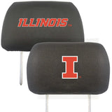 University of Illinois Head Rest Cover - Logo Brands - Flyclothing LLC
