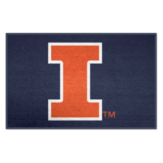 University of Illinois Starter Mat - Logo Brands - Flyclothing LLC