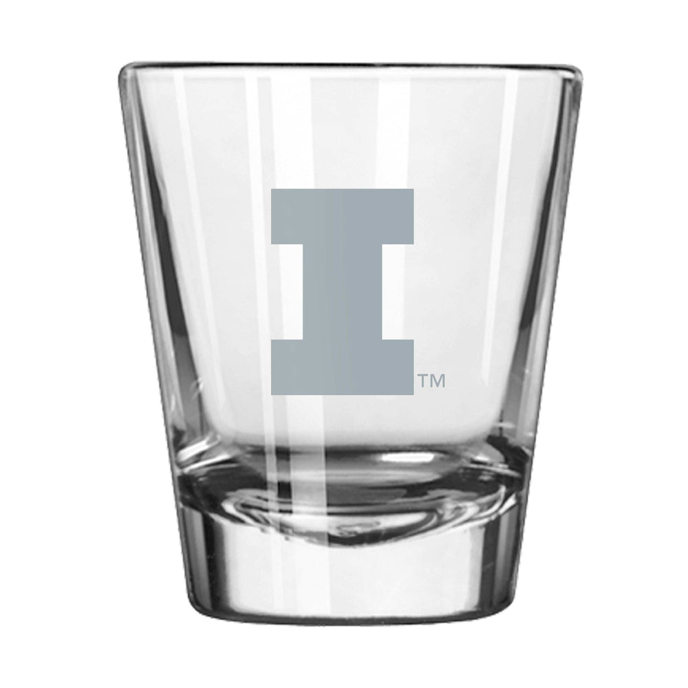 Illinois 2oz Frost Shot Glass - Logo Brands - Flyclothing LLC