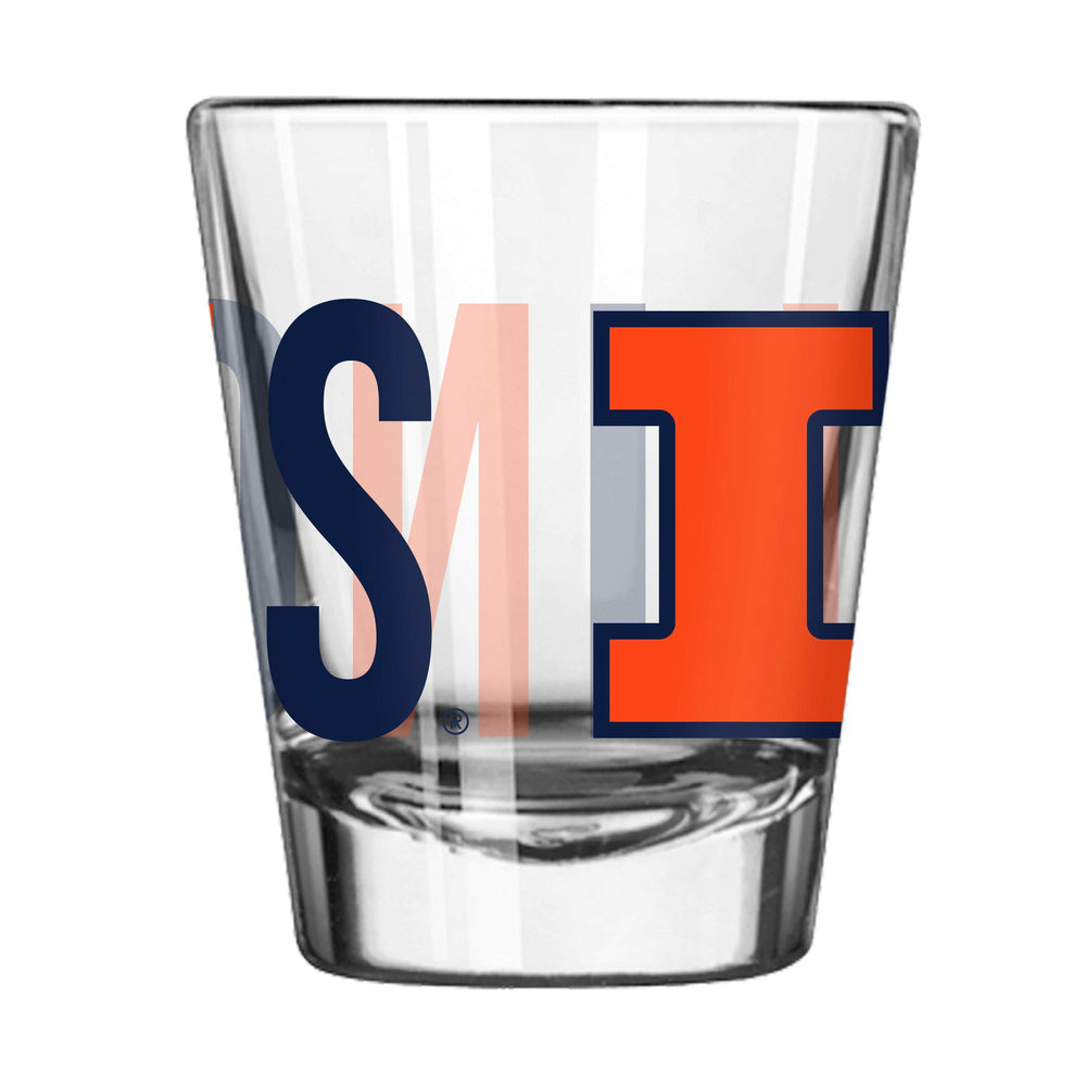 Illinois 2oz Overtime Shot Glass - Logo Brands - Flyclothing LLC