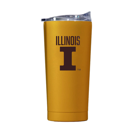 Illinois 20oz Huddle Powder Coat Tumbler - Logo Brands - Flyclothing LLC