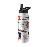 Illinois 34oz Native Quencher Bottle