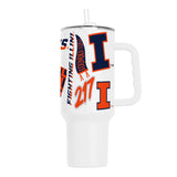 Illinois 40oz Native Powder Coat Tumbler - Logo Brands - Flyclothing LLC