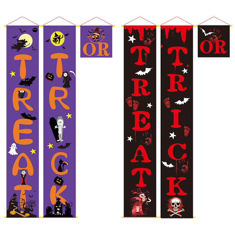 Halloween decoration outdoor banner halloween couplets - My Store - Flyclothing LLC
