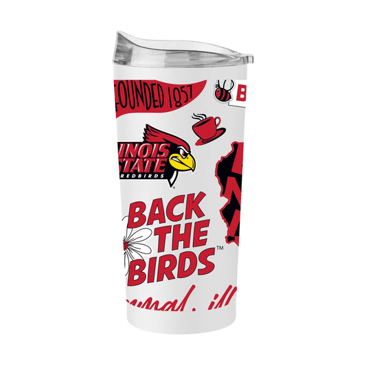 Illinois State 20oz Native Powder Coat Tumbler - Logo Brands - Flyclothing LLC