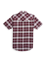 Men's Ely Cattleman Short Sleeve Western Wrinkle Resistant Plaid Shirt - Ely Cattleman - Flyclothing LLC