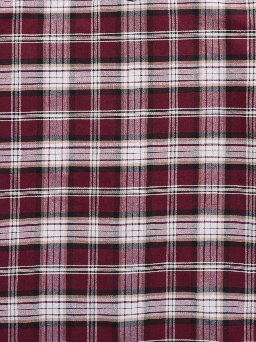 Men's Ely Cattleman Short Sleeve Western Wrinkle Resistant Plaid Shirt - Ely Cattleman - Flyclothing LLC