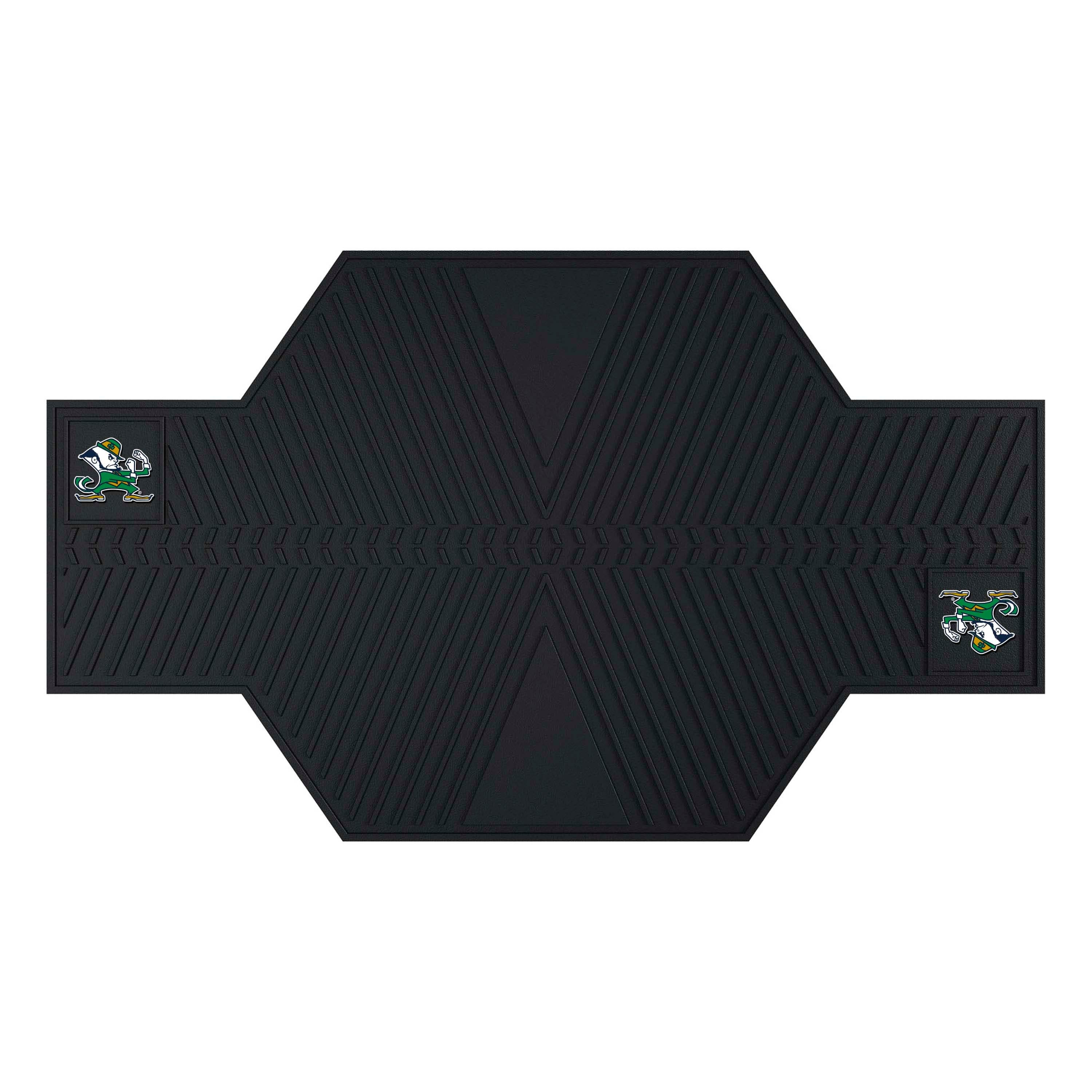 Notre Dame Fighting Irish Motorcycle Mat, Leprechaun - Notre Dame