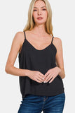 Zenana Two Layered Spaghetti Strap Cami - Trendsi - Flyclothing LLC