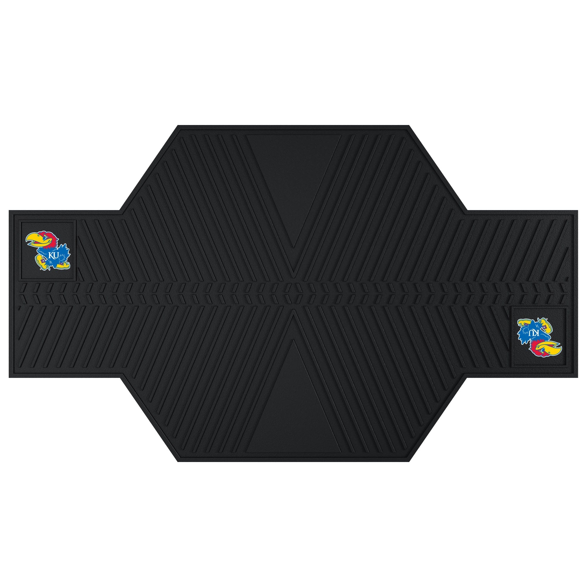 Kansas Jayhawks Motorcycle Mat - Kansas