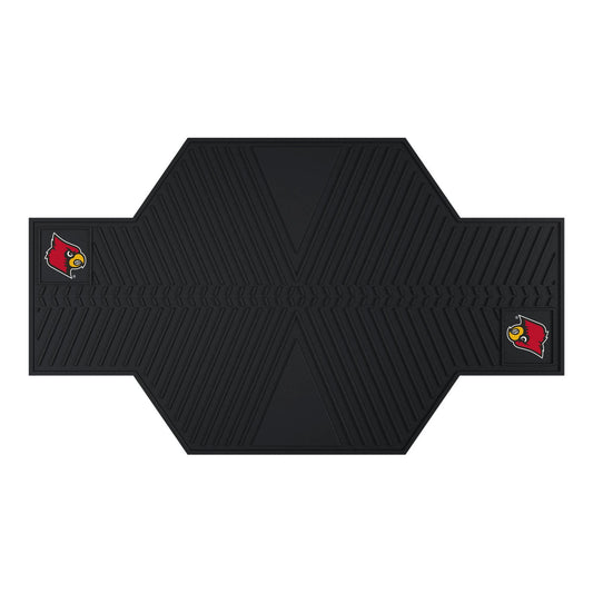 Louisville Cardinals Motorcycle Mat - Louisville