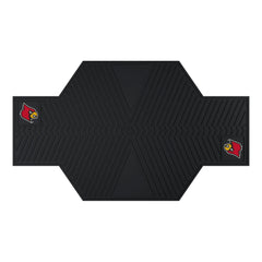Louisville Cardinals Motorcycle Mat - Louisville