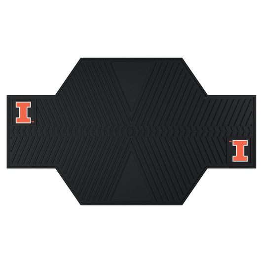 Illinois Illini Motorcycle Mat - Illinois
