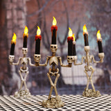 Halloween Three candles skeletons decoration - My Store - Flyclothing LLC
