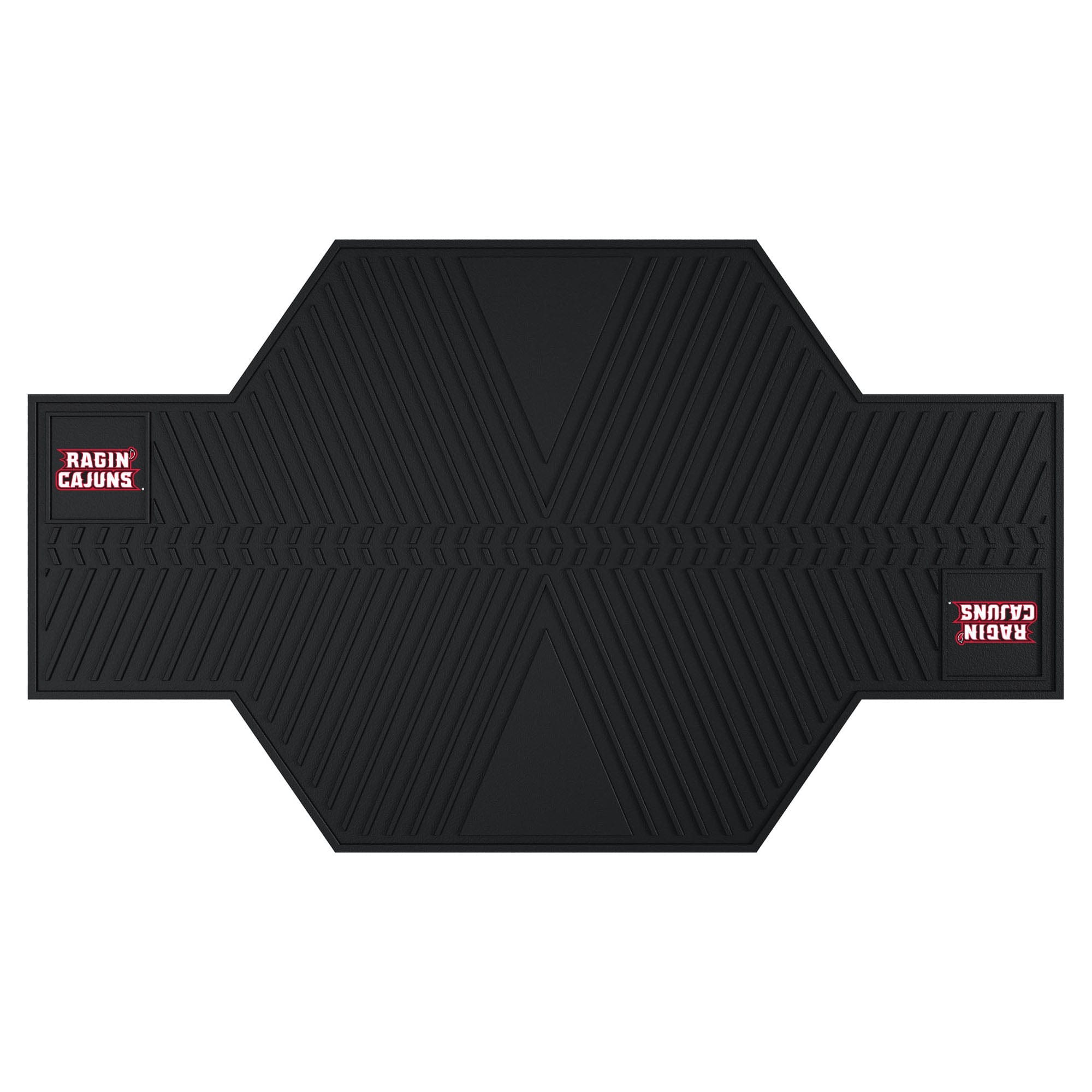 Louisiana-Lafayette Ragin' Cajuns Motorcycle Mat - Louisiana-Lafayette