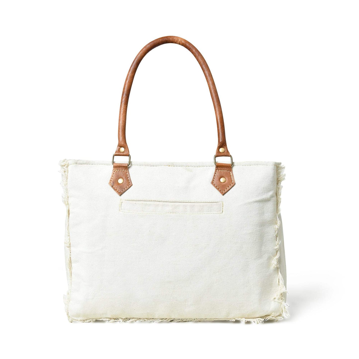 Urban Zigzag Canvas Shopper's Tote - Classy Leather Bags - Flyclothing LLC