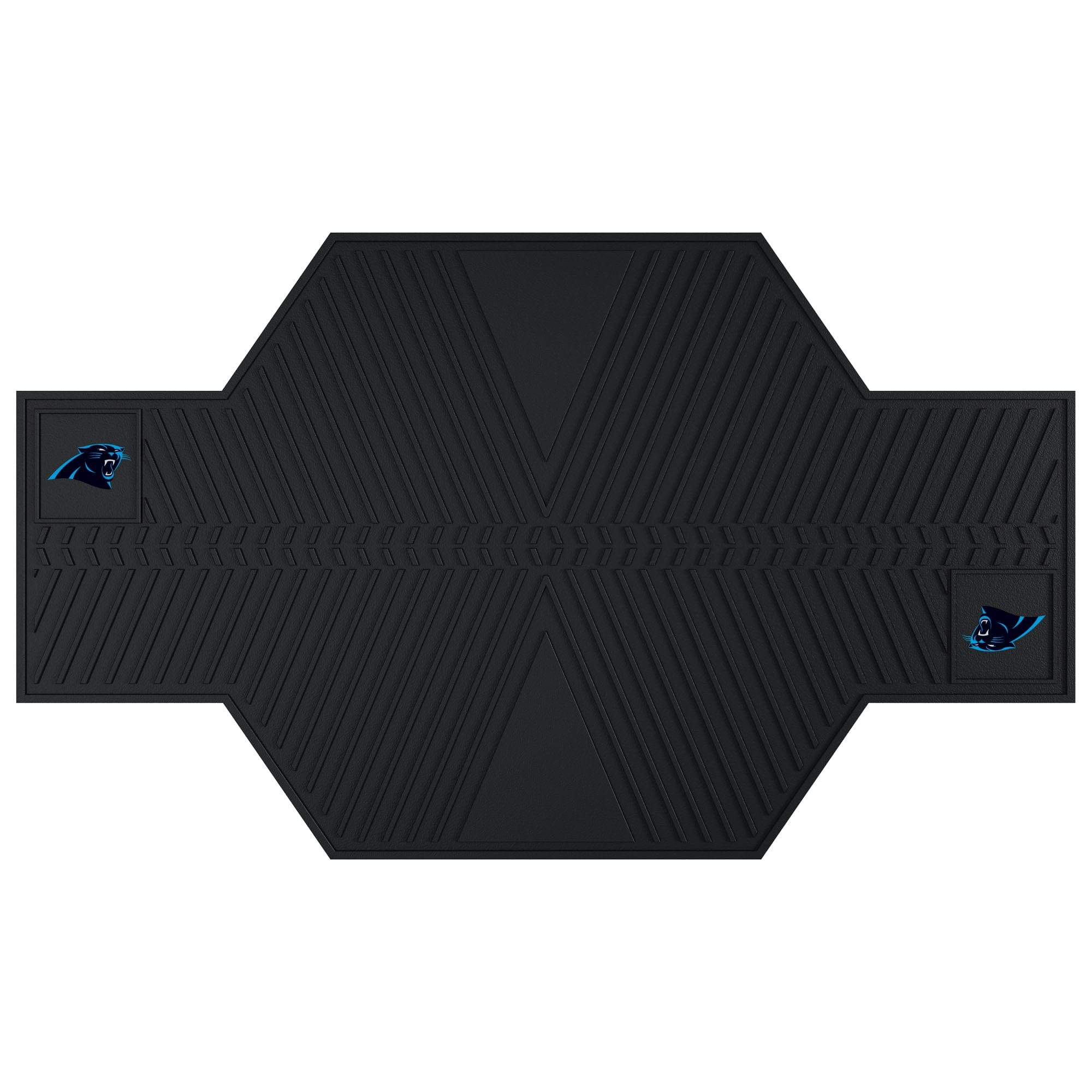 Carolina Panthers Motorcycle Mat - Carolina Panthers